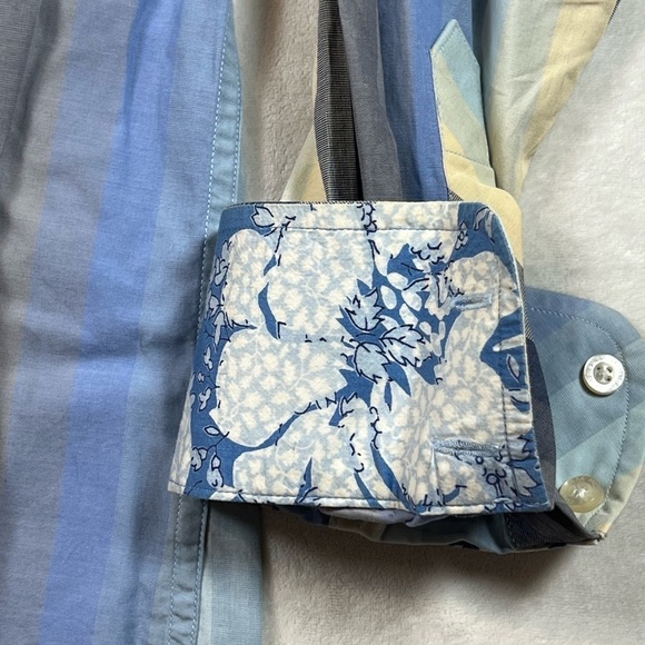 Robert Graham Large Novacheck Multicolor Flashy Collar Pattern Cuff Party Shirt - Picture 3 of 14